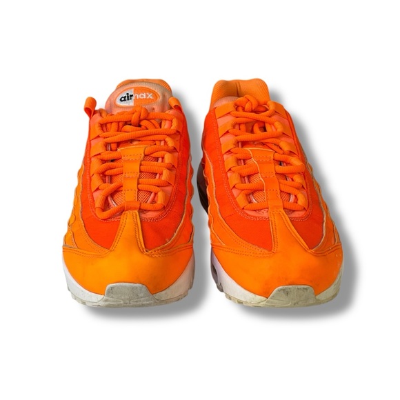 NIKE AIR MAX 95 Just Do It 2018 Orange Shoes Sneakers AV6246-800 Mens Size 6 EUC - Picture 2 of 8